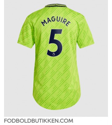 Manchester United Harry Maguire #5 Tredjetrøje Dame 2022-23 Kortærmet